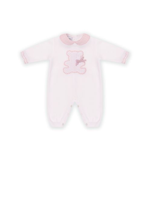 Tutina intera in cotone MARLU' | EB1010BIANCO MARSALA